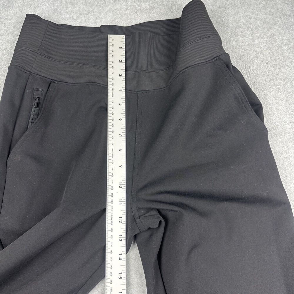 Athleta Pants Women SP Black Flare Stretch Wide Leg Curvy Performance Zip Pocket - Picture 8 of 13